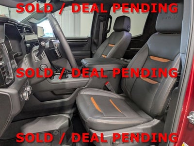 2025 GMC Sierra 1500 AT4 Premium Pkg Tech Pkg Sunroof Colored Mouldings Short Bed 6.2L V8