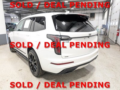 2024 Cadillac XT6 AWD Sport AWD 3.6L V6 Platinum, Onyx, Technology & Driver Assist Packages Crystal White Tricoat