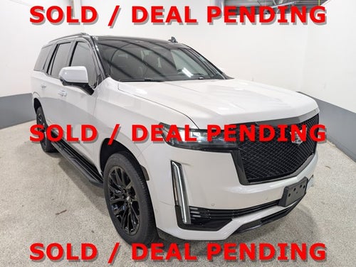 2024 Cadillac Escalade 4WD Sport 6.2L V8 Onyx Package Crystal White Tricoat