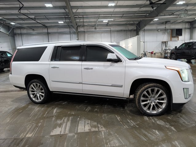 2019 Cadillac Escalade ESV Premium Luxury 4WD 6.2L V8 22s Air Ride Adaptive Cruise Crystal White
