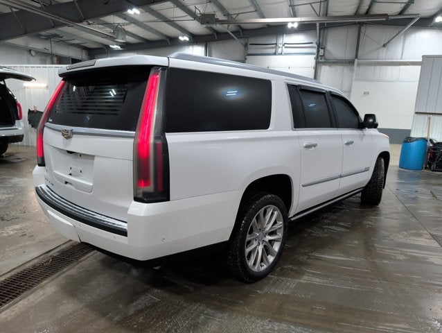 2019 Cadillac Escalade ESV Premium Luxury 4WD 6.2L V8 22s Air Ride Adaptive Cruise Crystal White