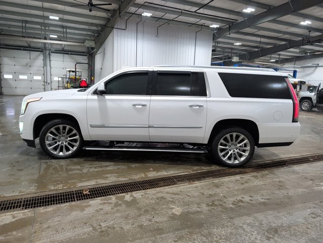 2019 Cadillac Escalade ESV Premium Luxury 4WD 6.2L V8 22s Air Ride Adaptive Cruise Crystal White