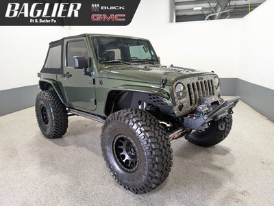 2008 Jeep Wrangler Custom 6.2L V8 King Shocks Poison Spyder Green
