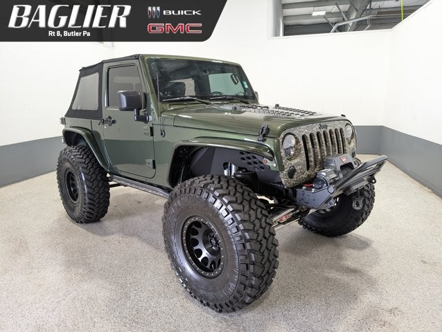 2008 Jeep Wrangler Custom 6.2L V8 King Shocks Poison Spyder Green