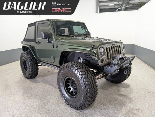 2008 Jeep Wrangler Custom 6.2L V8 King Shocks Poison Spyder Green