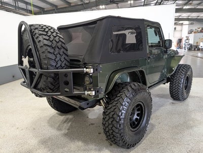 2008 Jeep Wrangler Custom 6.2L V8 King Shocks Poison Spyder Green