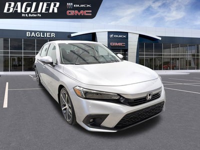 2022 Honda Civic Sedan Touring Moonroof Nav Leather Adaptive Cruise Premium Sound