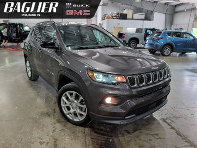 2024 Jeep Compass Latitude Lux Turbo 4WD Heated Leatherette Remote Start Safety Tech