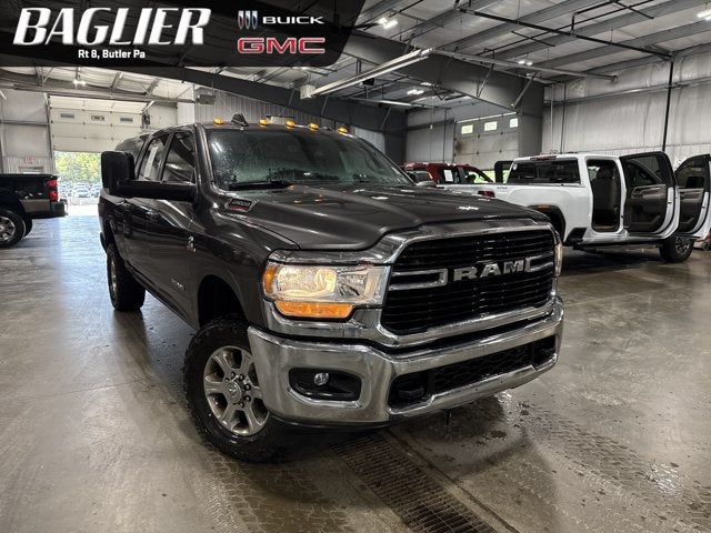 2021 RAM 2500 Big Horn 6.7L Turbo Diesel Cold Weather Snow Chief Granite Crystal Metallic