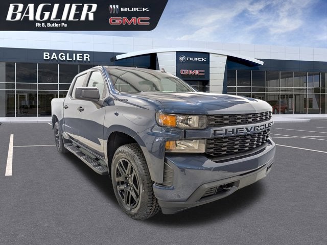 2021 Chevrolet Silverado 1500 Custom Blackout Pkg Remote Start 4x4 Heated Mirrors Short Bed
