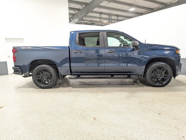 2021 Chevrolet Silverado 1500 Custom Blackout Pkg Remote Start 4x4 Heated Mirrors Short Bed