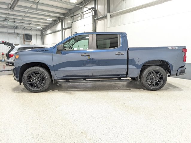 2021 Chevrolet Silverado 1500 Custom Blackout Pkg Remote Start 4x4 Heated Mirrors Short Bed