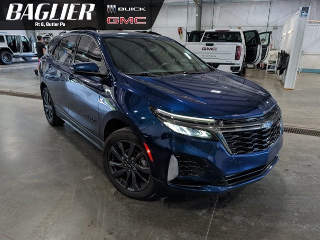 2022 Chevrolet Equinox RS RS AWD 1.5L Turbo Heated Leather Blue Glow Metallic