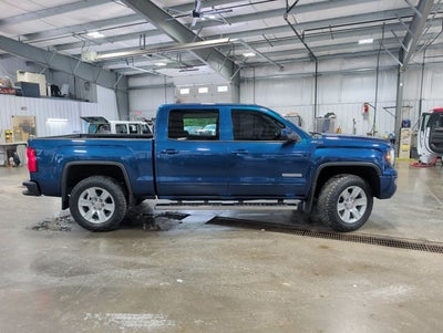 2018 GMC Sierra 1500 SLE Crew Cab 4WD 5.3L V8 Z71 Off-Road Stone Blue Metallic