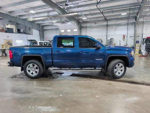 2018 GMC Sierra 1500 SLE Crew Cab 4WD 5.3L V8 Z71 Off-Road Stone Blue Metallic