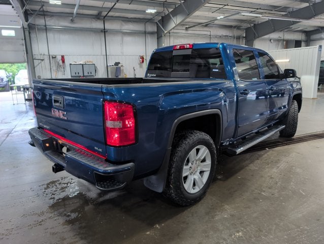 2018 GMC Sierra 1500 SLE Crew Cab 4WD 5.3L V8 Z71 Off-Road Stone Blue Metallic