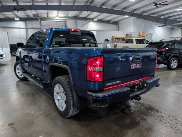 2018 GMC Sierra 1500 SLE Crew Cab 4WD 5.3L V8 Z71 Off-Road Stone Blue Metallic