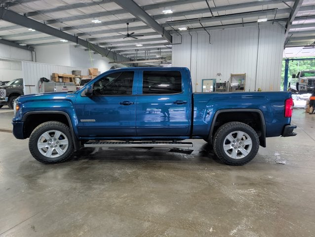 2018 GMC Sierra 1500 SLE Crew Cab 4WD 5.3L V8 Z71 Off-Road Stone Blue Metallic