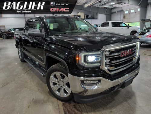 2018 GMC Sierra 1500 SLT Crew Cab Premium Plus 5.3L V8 eAssist Onyx Black