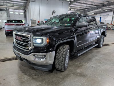 2018 GMC Sierra 1500 SLT Crew Cab Premium Plus 5.3L V8 eAssist Onyx Black