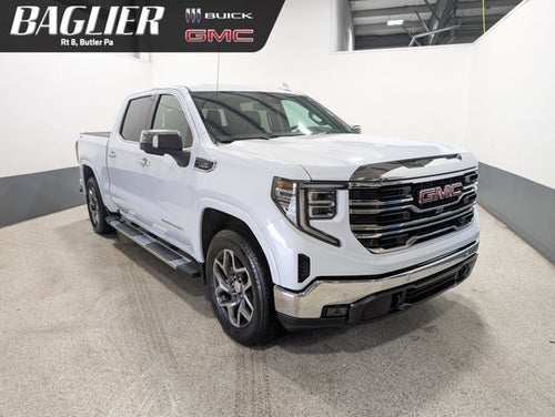 2026 GMC Sierra 1500 SLT Premium Plus 3.0L Turbo-Diesel Glacier White Tricoat