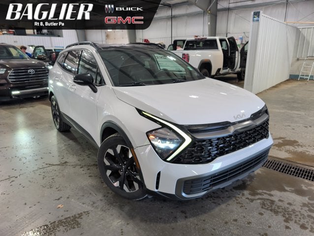 2023 Kia Sportage X-Line AWD 2.5L Panoramic Roof Glacial White Pearl