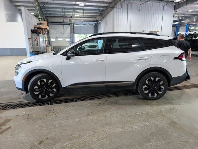 2023 Kia Sportage X-Line AWD 2.5L Panoramic Roof Glacial White Pearl