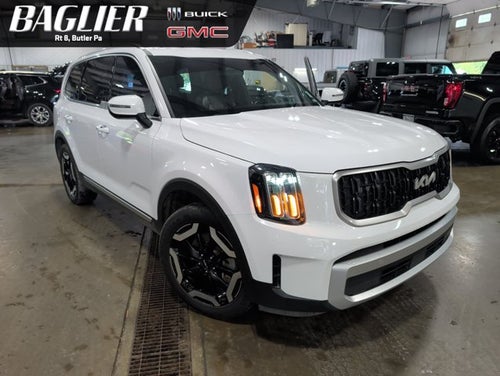 2024 Kia Telluride EX 3.8L V6 AWD EX Captains Chairs Package Glacial White Pearl