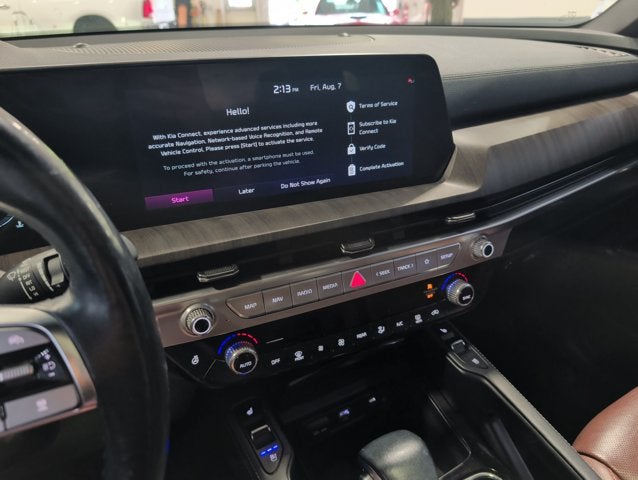 2024 Kia Telluride EX 3.8L V6 AWD EX Captains Chairs Package Glacial White Pearl