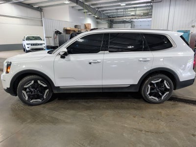 2024 Kia Telluride EX 3.8L V6 AWD EX Captains Chairs Package Glacial White Pearl