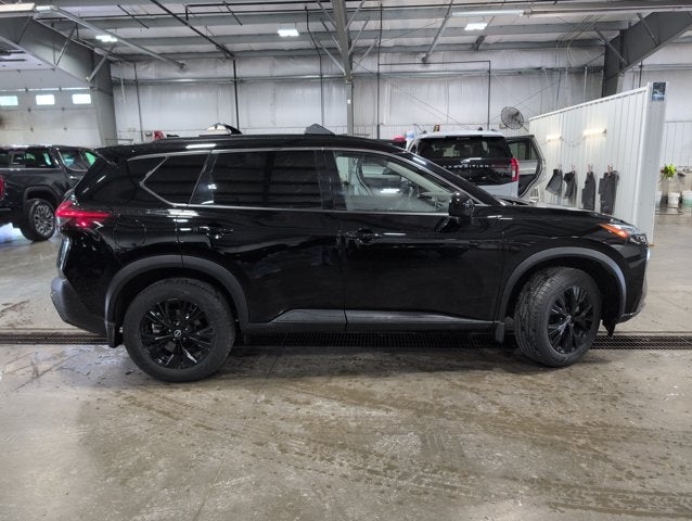 2023 Nissan Rogue SV 1.5L Turbo Midnight Edition SV Premium B Package Super Black