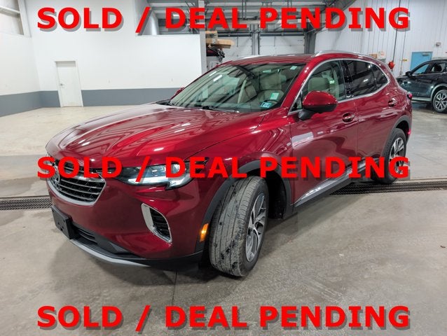 2021 Buick Envision Essence AWD 2.0L Turbo 9-Speed Auto Cinnabar Metallic