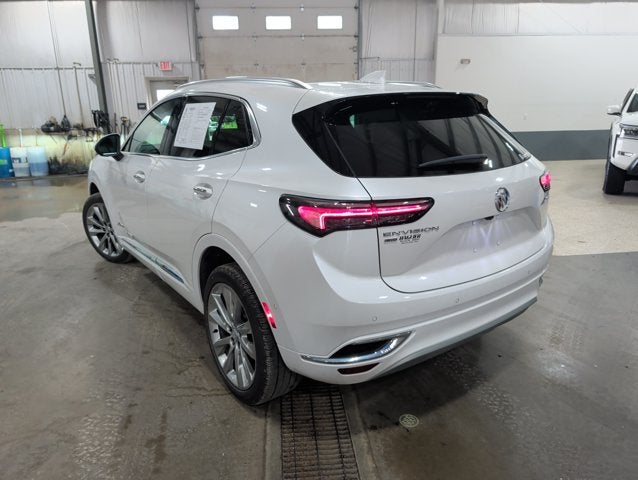 2023 Buick Envision Avenir AWD 2.0L Turbo 9-Speed Auto White Frost Tricoat