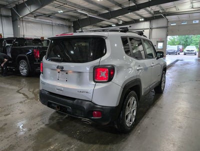 2019 Jeep Renegade Limited 1.3L Turbo Safety Security Tow Group Glacier Metallic