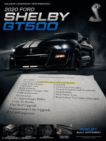 2020 Ford Mustang Shelby GT500