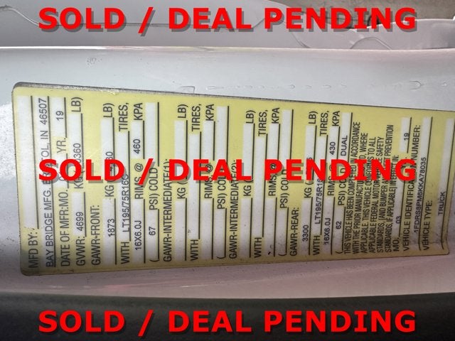 2019 Ford Transit Cutaway Base