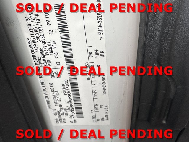 2019 Ford Transit Cutaway Base