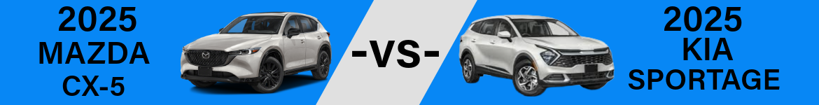 2025 Mazda CX-5 vs. Kia Sportage