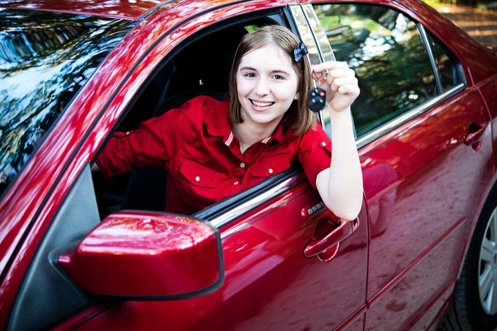 Teen with freshly detailed car from Baglier 