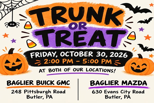 Trunk or Treat - Friday October 30 2 pm - 5 pm